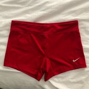 Nike dry fit spandex shorts